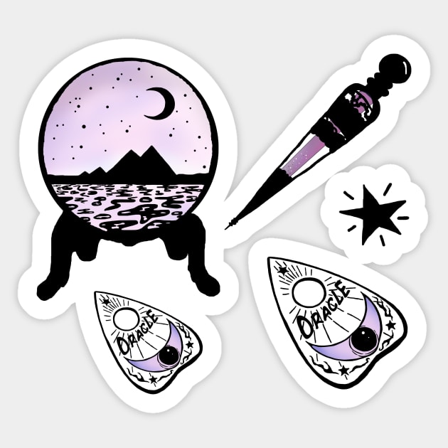 Witchy Vibes Sticker by CKastellanos